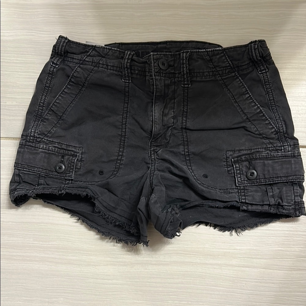 Black Women's Cargo Shorts